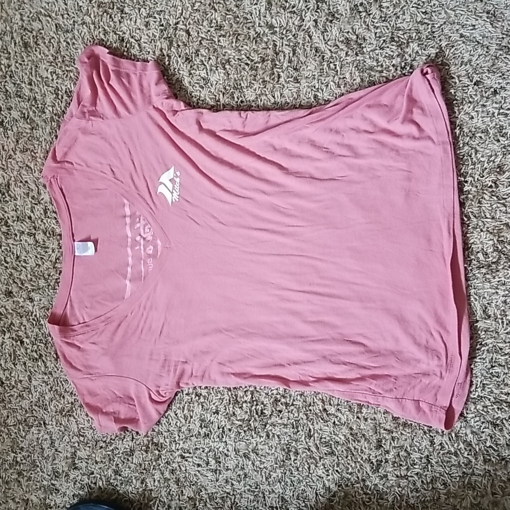 Mitch's Surf Shop v-neck tee pink